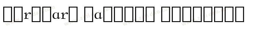 Bernhard Fashion BT字体转换